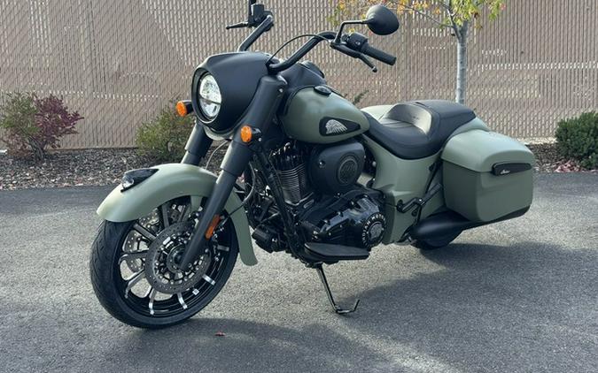 2025 Indian Springfield Dark Horse Moss Green Smoke