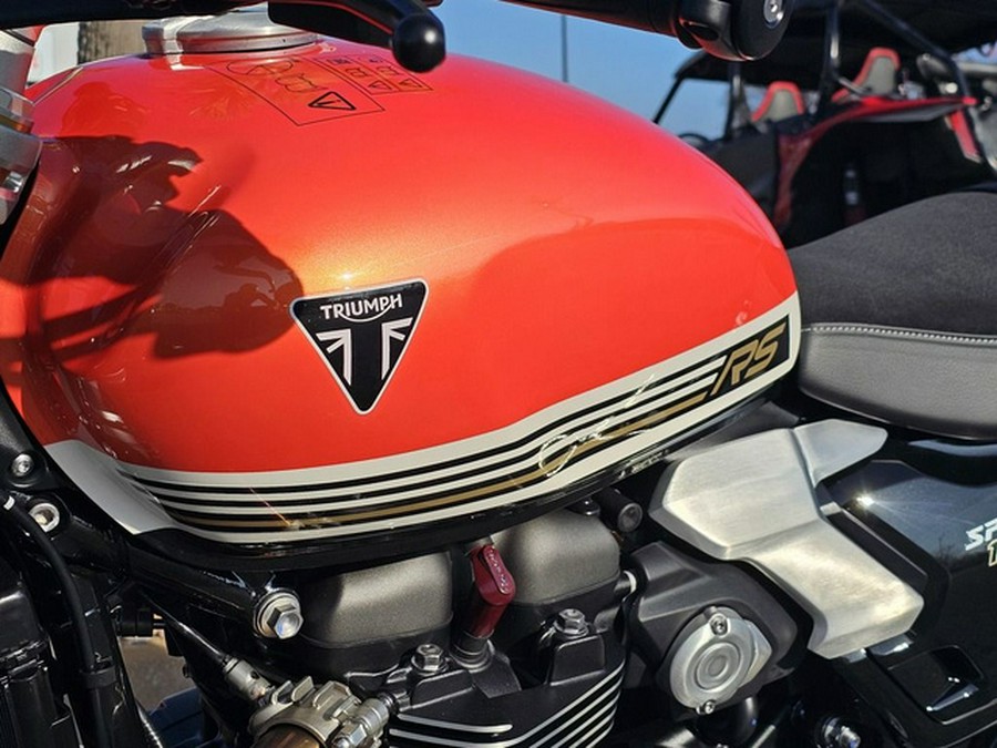 2025 Triumph Speed Twin 1200 RS Baja Orange/Sapphire Black RS