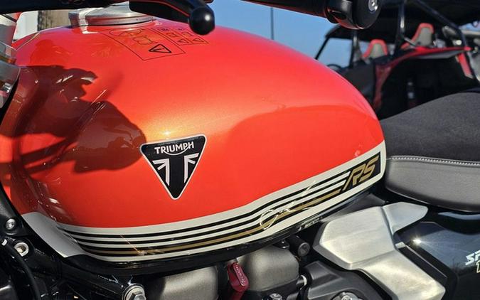 2025 Triumph Speed Twin 1200 RS Baja Orange/Sapphire Black RS