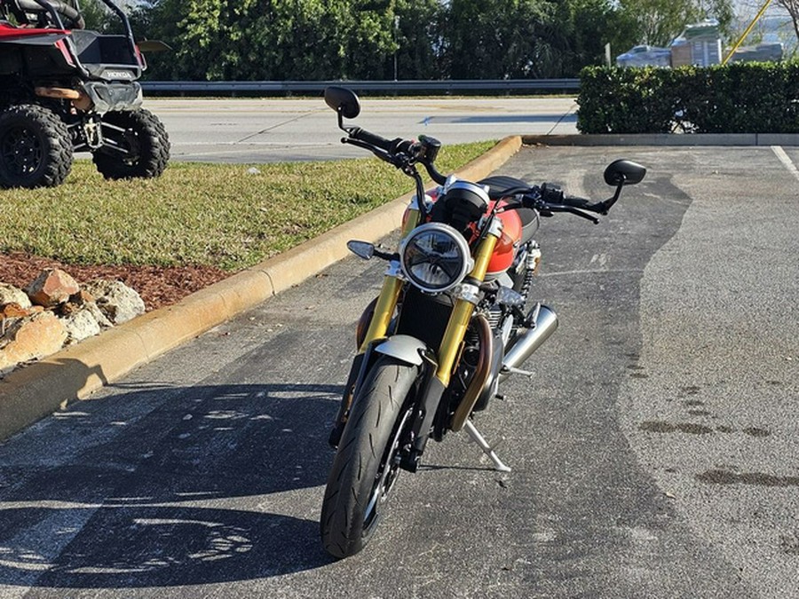 2025 Triumph Speed Twin 1200 RS Baja Orange/Sapphire Black RS