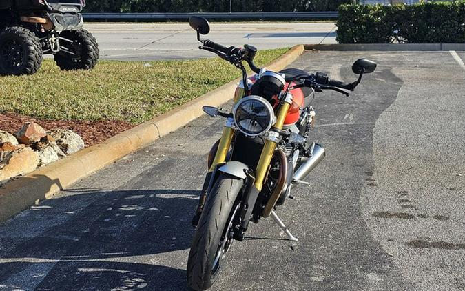 2025 Triumph Speed Twin 1200 RS Baja Orange/Sapphire Black RS