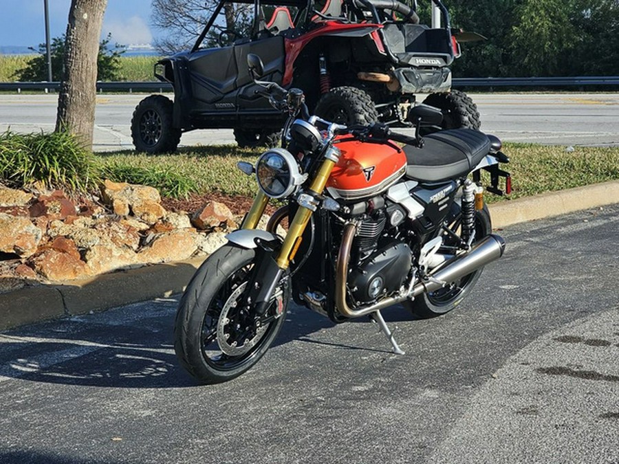 2025 Triumph Speed Twin 1200 RS Baja Orange/Sapphire Black RS