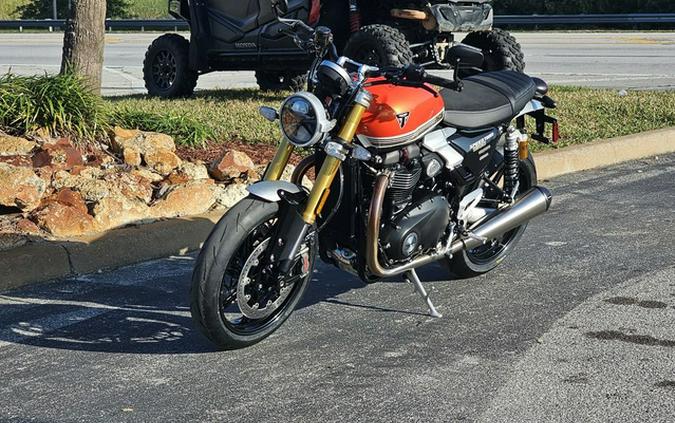 2025 Triumph Speed Twin 1200 RS Baja Orange/Sapphire Black RS