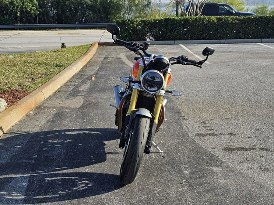 2025 Triumph Speed Twin 1200 RS Baja Orange/Sapphire Black RS