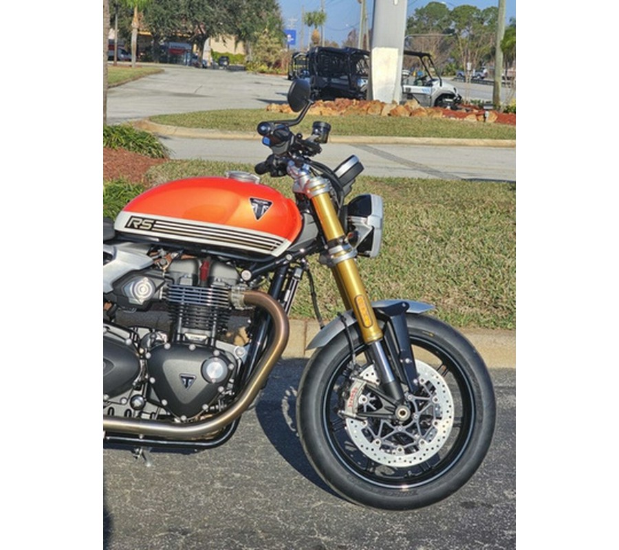 2025 Triumph Speed Twin 1200 RS Baja Orange/Sapphire Black RS