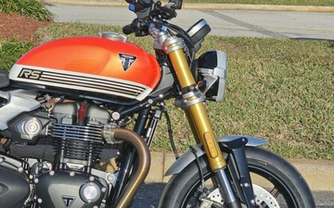 2025 Triumph Speed Twin 1200 RS Baja Orange/Sapphire Black RS