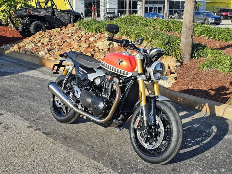 2025 Triumph Speed Twin 1200 RS Baja Orange/Sapphire Black RS