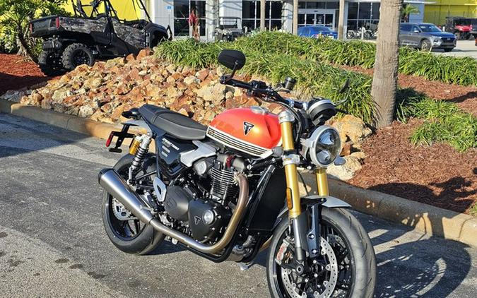 2025 Triumph Speed Twin 1200 RS Baja Orange/Sapphire Black RS
