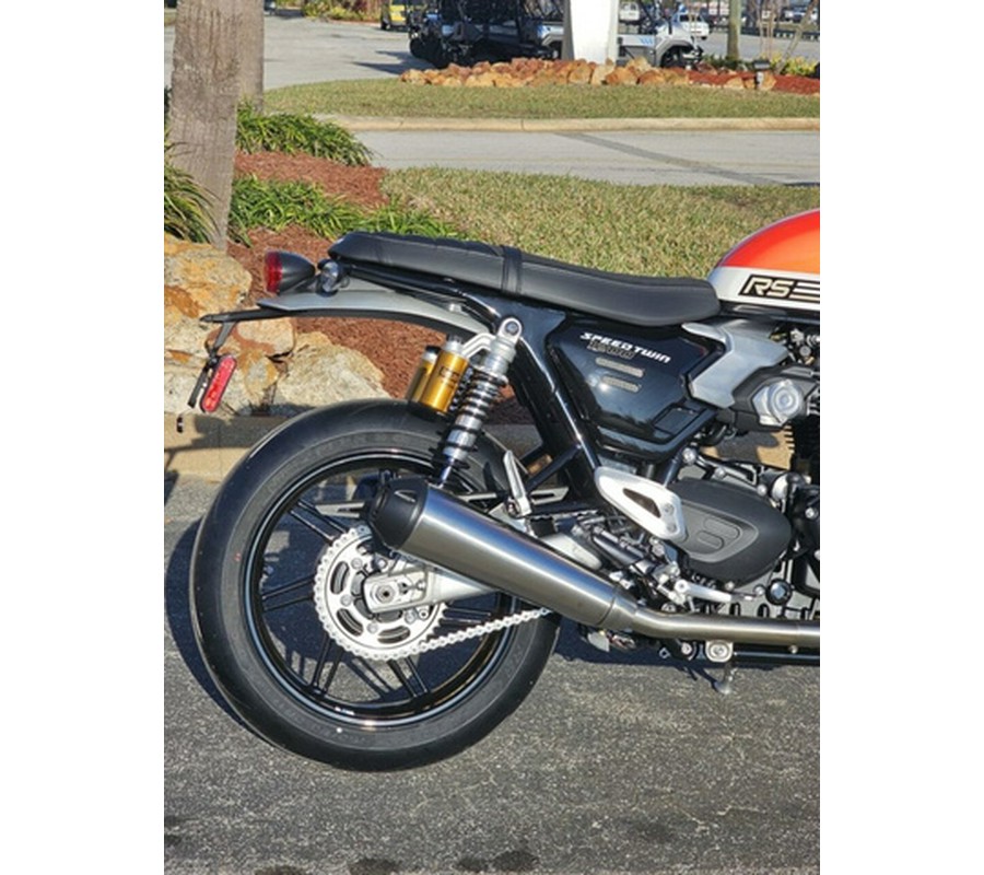 2025 Triumph Speed Twin 1200 RS Baja Orange/Sapphire Black RS