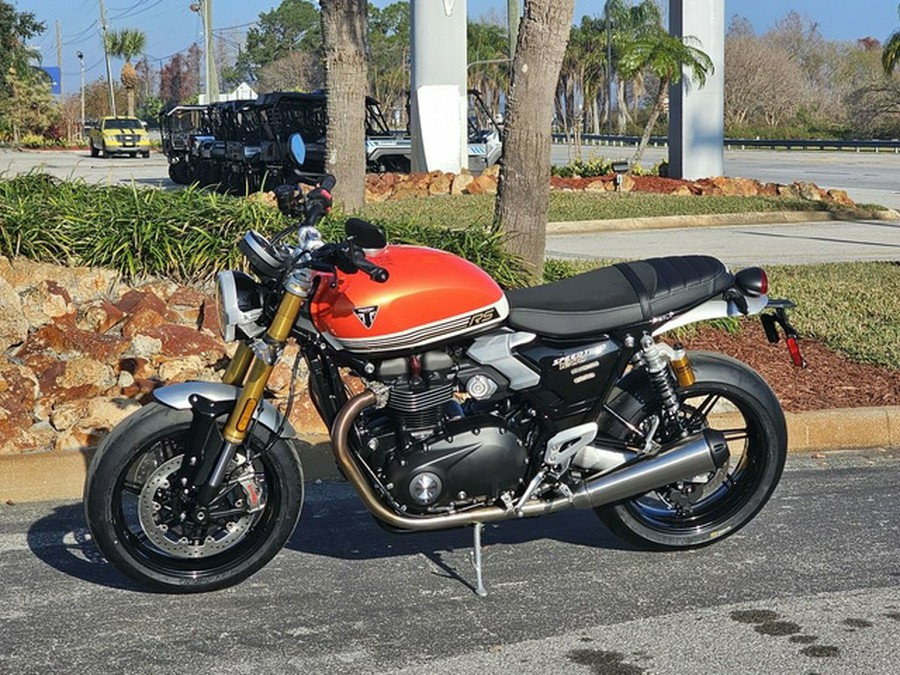 2025 Triumph Speed Twin 1200 RS Baja Orange/Sapphire Black RS