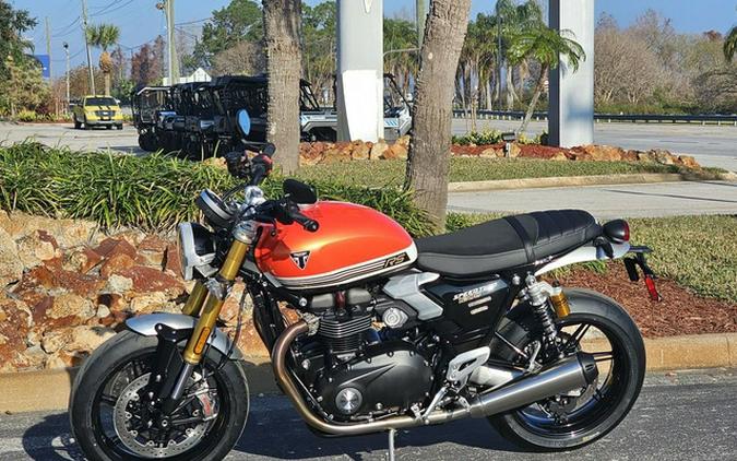 2025 Triumph Speed Twin 1200 RS Baja Orange/Sapphire Black RS