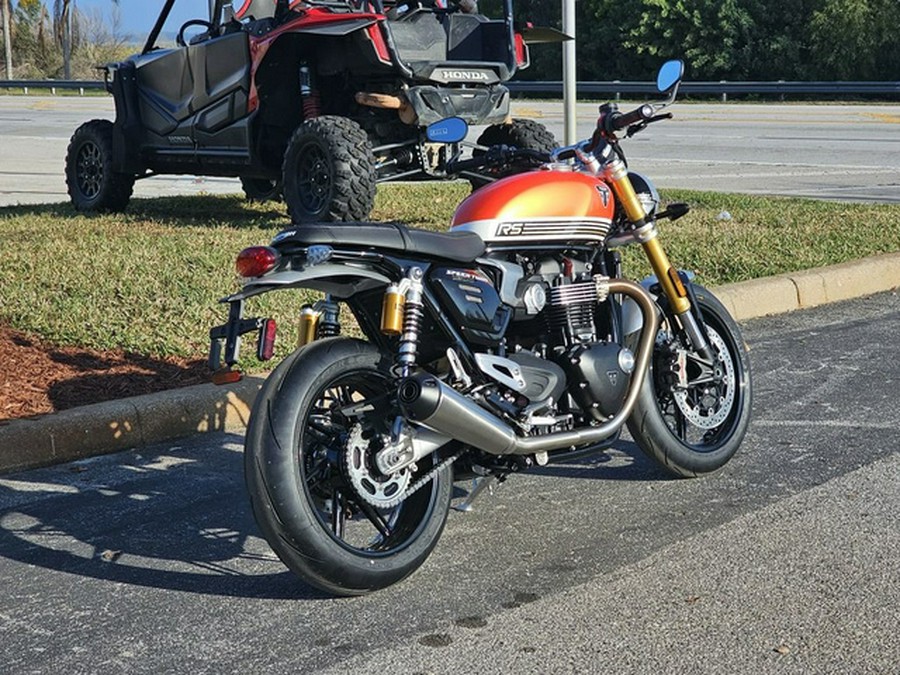 2025 Triumph Speed Twin 1200 RS Baja Orange/Sapphire Black RS