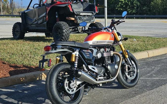 2025 Triumph Speed Twin 1200 RS Baja Orange/Sapphire Black RS