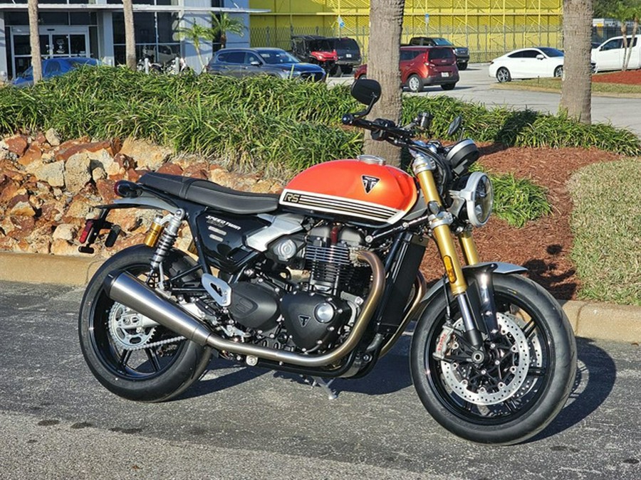 2025 Triumph Speed Twin 1200 RS Baja Orange/Sapphire Black RS