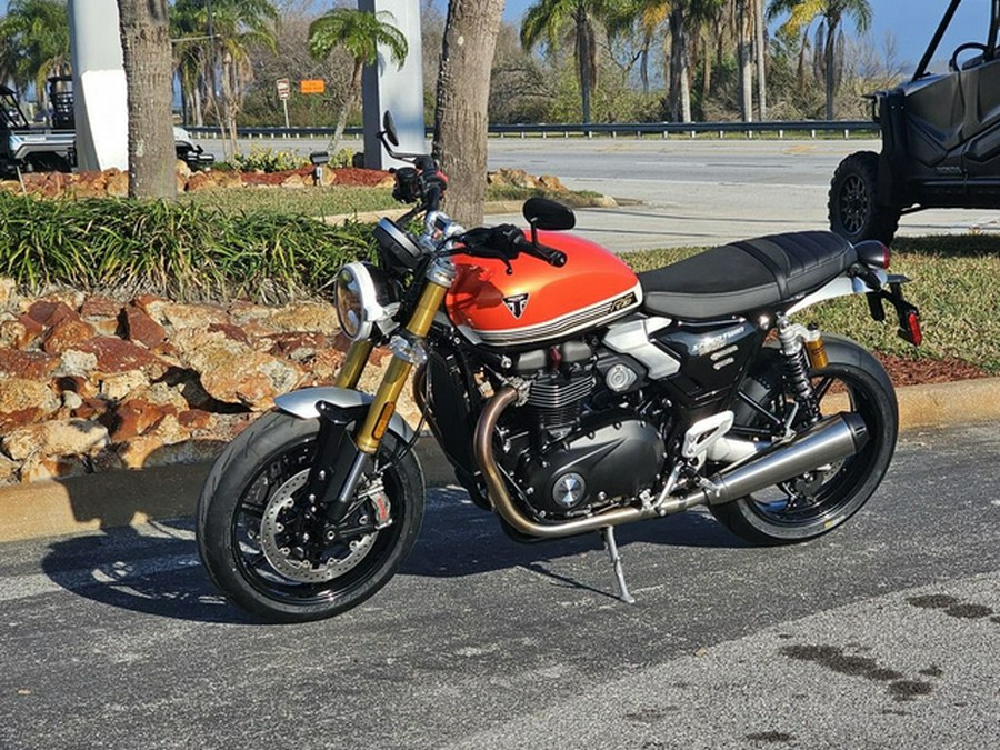 2025 Triumph Speed Twin 1200 RS Baja Orange/Sapphire Black RS