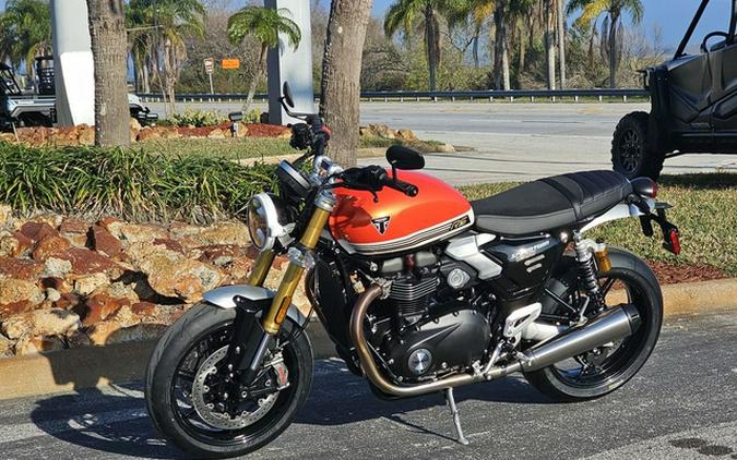 2025 Triumph Speed Twin 1200 RS Baja Orange/Sapphire Black RS