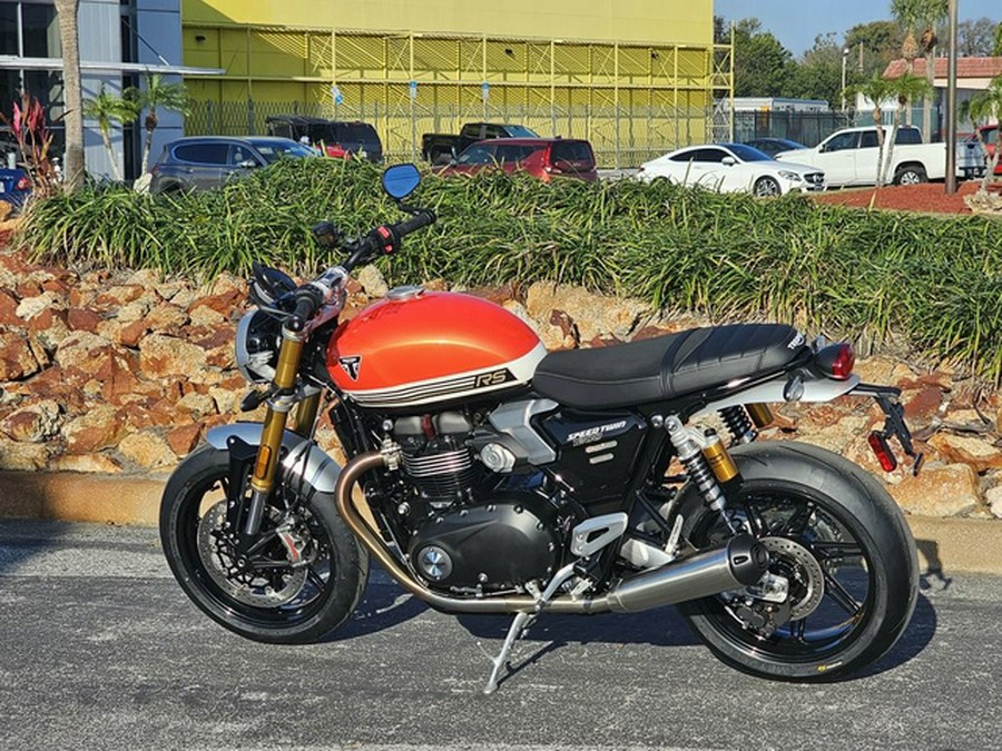2025 Triumph Speed Twin 1200 RS Baja Orange/Sapphire Black RS