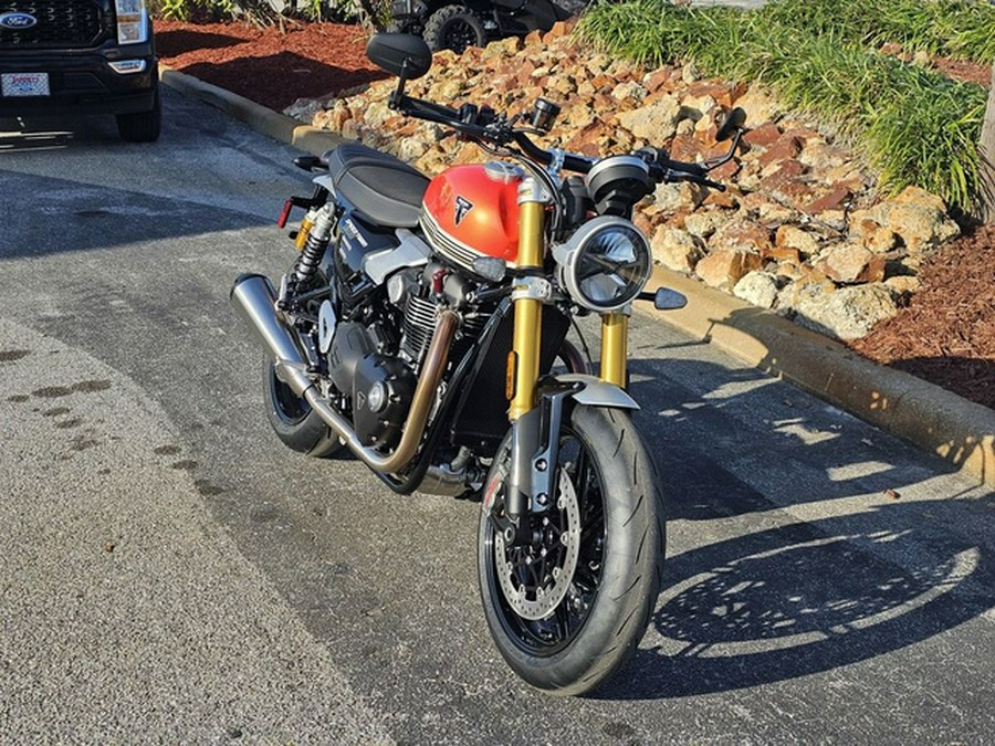 2025 Triumph Speed Twin 1200 RS Baja Orange/Sapphire Black RS