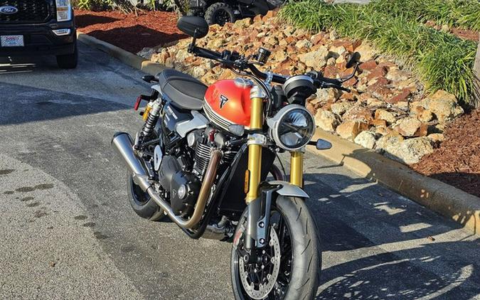 2025 Triumph Speed Twin 1200 RS Baja Orange/Sapphire Black RS