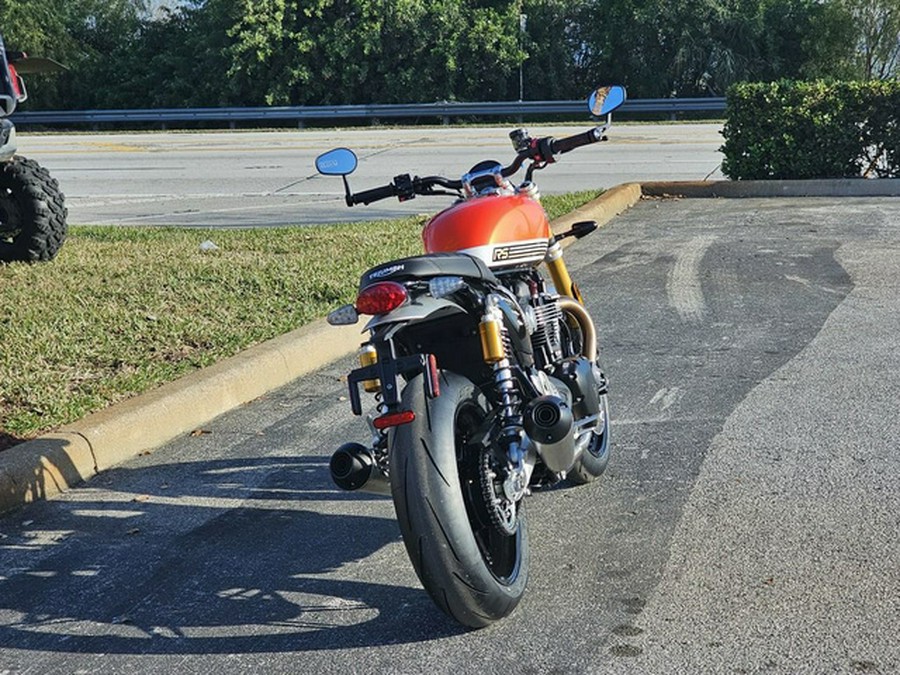 2025 Triumph Speed Twin 1200 RS Baja Orange/Sapphire Black RS
