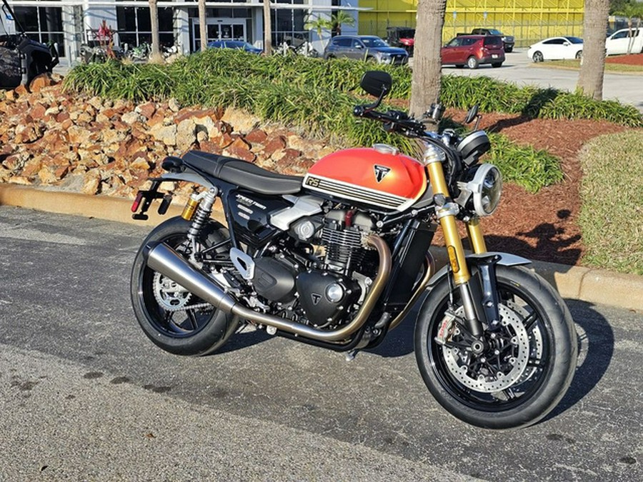 2025 Triumph Speed Twin 1200 RS Baja Orange/Sapphire Black RS