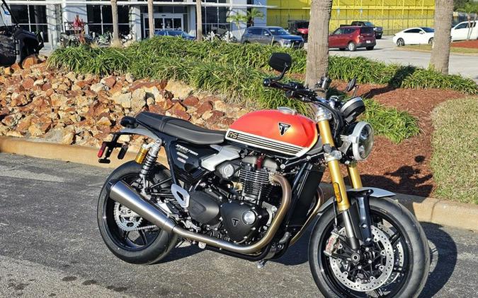 2025 Triumph Speed Twin 1200 RS Baja Orange/Sapphire Black RS