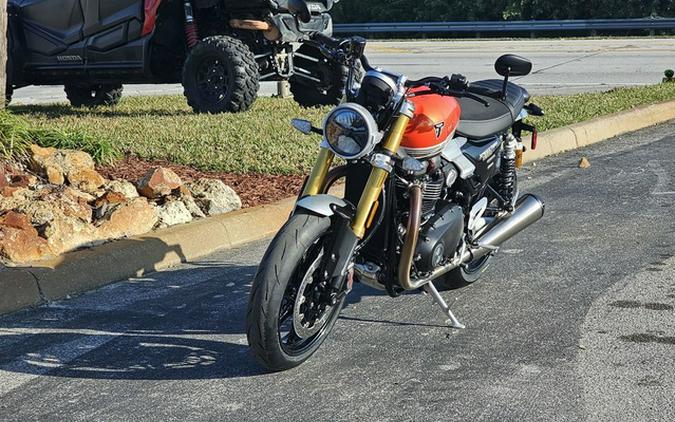 2025 Triumph Speed Twin 1200 RS Baja Orange/Sapphire Black RS