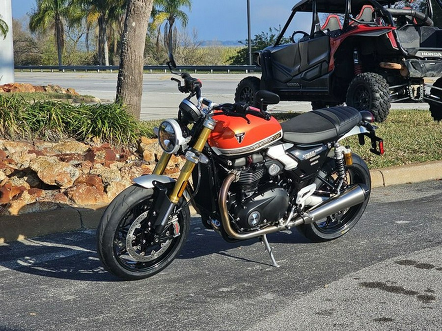 2025 Triumph Speed Twin 1200 RS Baja Orange/Sapphire Black RS