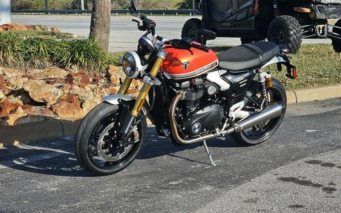 2025 Triumph Speed Twin 1200 RS Baja Orange/Sapphire Black RS
