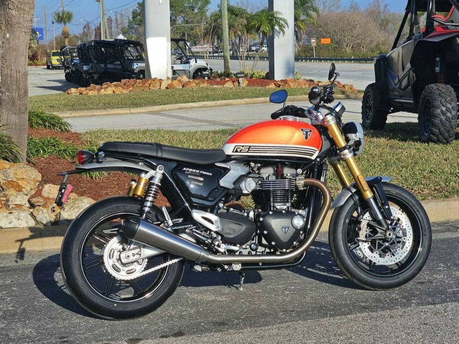 2025 Triumph Speed Twin 1200 RS Baja Orange/Sapphire Black RS