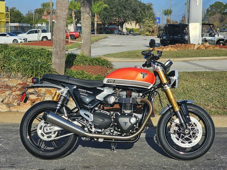 2025 Triumph Speed Twin 1200 RS Baja Orange/Sapphire Black RS