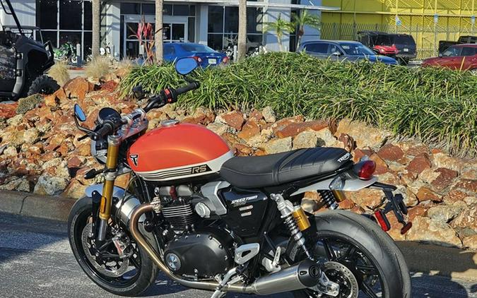 2025 Triumph Speed Twin 1200 RS Baja Orange/Sapphire Black RS
