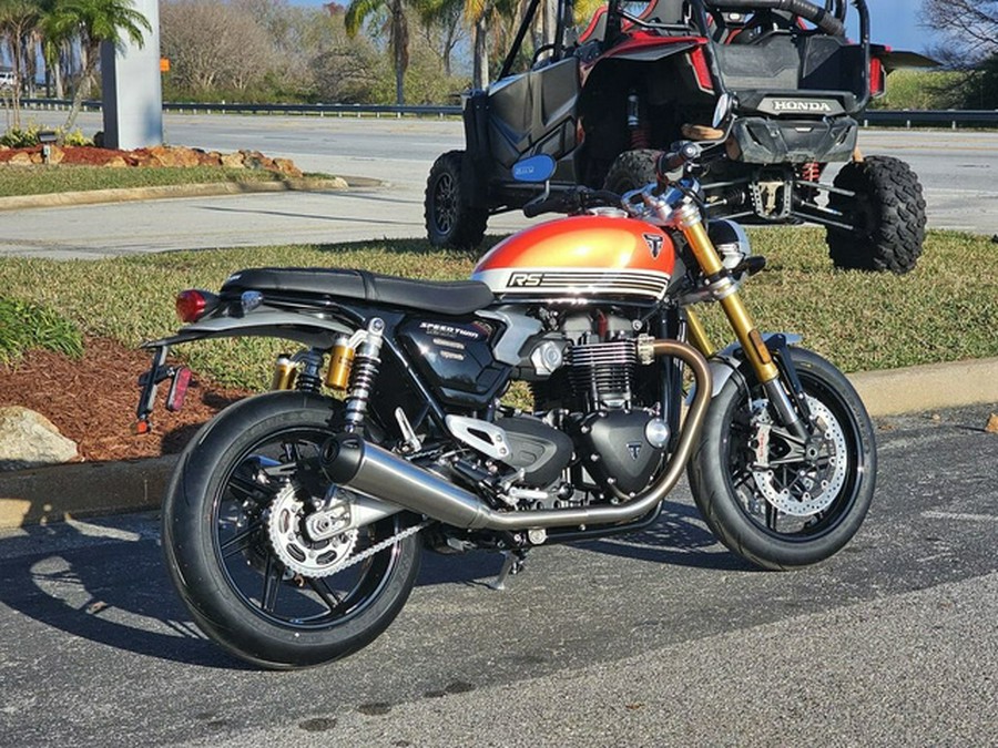 2025 Triumph Speed Twin 1200 RS Baja Orange/Sapphire Black RS