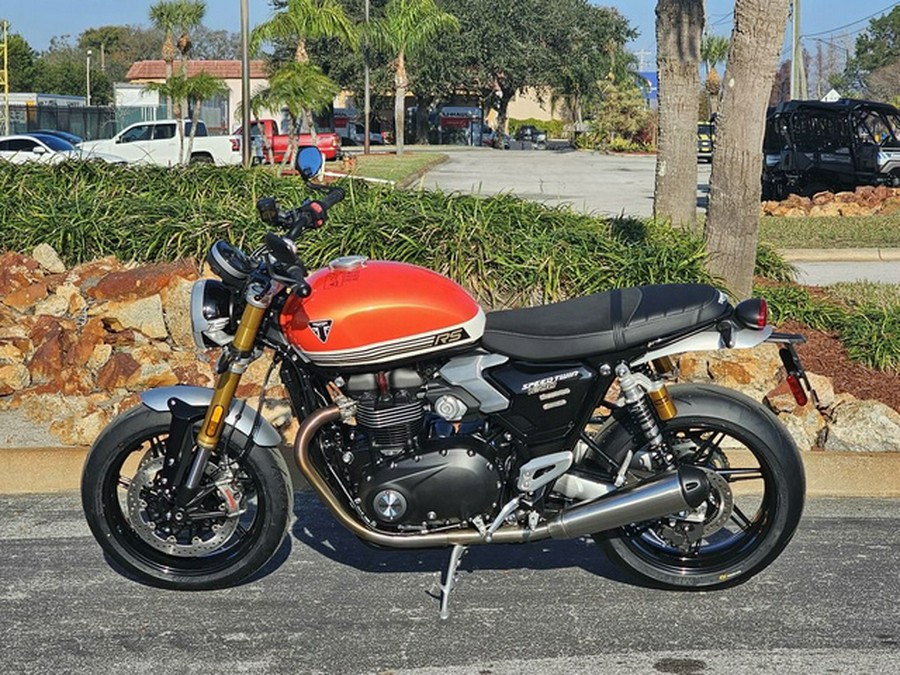 2025 Triumph Speed Twin 1200 RS Baja Orange/Sapphire Black RS