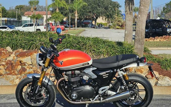 2025 Triumph Speed Twin 1200 RS Baja Orange/Sapphire Black RS