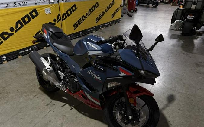 2026 Kawasaki Ninja® 500 ABS Metallic Matte Twilight Blue