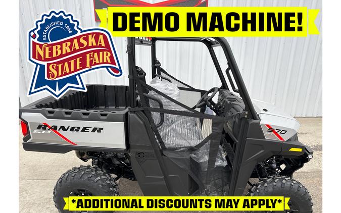 2024 Polaris Industries RANGER SP 570 PREMIUM - STATE FAIR DEMO GHOST GRAY