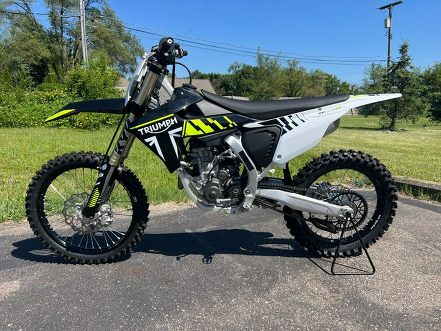 2024 Triumph TF 250-X Racing/Yellow/Black/White