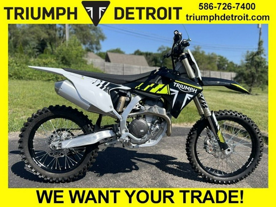 2024 Triumph TF 250-X Racing/Yellow/Black/White