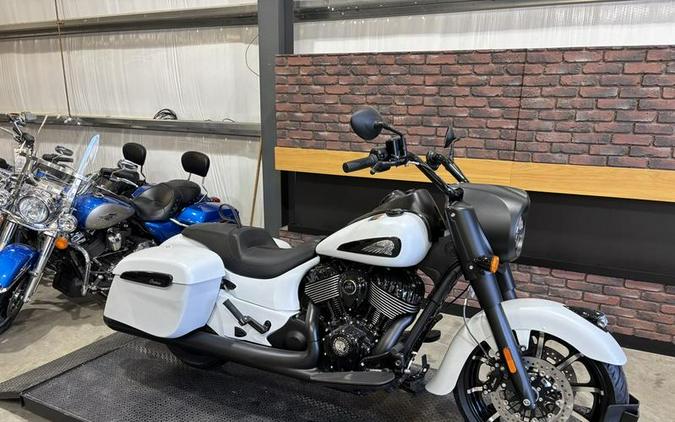 2026 Indian Motorcycle® Springfield ® Dark Horse® Ghost White Metallic Smoke