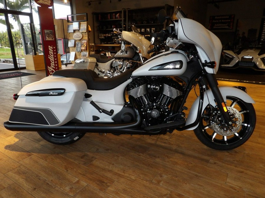 2024 Indian Chieftain Dark Horse Ghost White Metallic Smoke