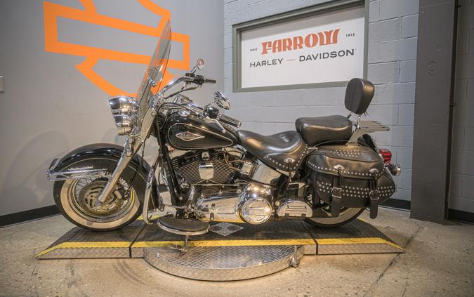 Used 2013 Harley-Davidson Heritage Softail Classic FLSTC Motorcycle For Sale In Columbus, OH
