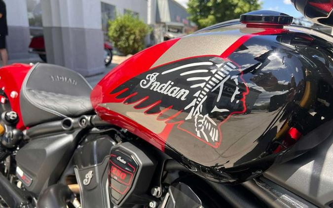2026 Indian 101 Scout Sunset Red Metallic