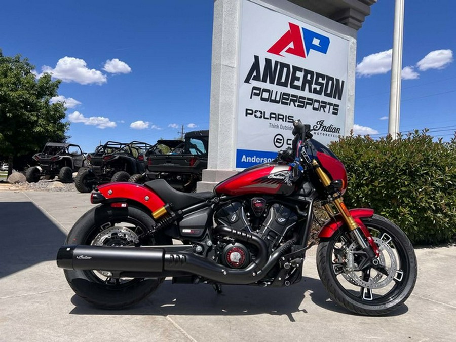 2026 Indian 101 Scout Sunset Red Metallic