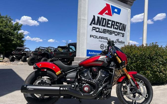 2026 Indian 101 Scout Sunset Red Metallic