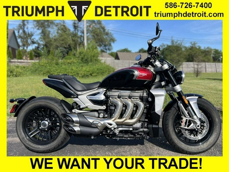 2024 Triumph Rocket 3 R Sapphire Black/Carnival Red/Silver Ice