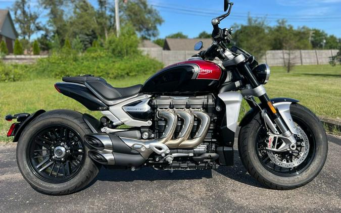 2024 Triumph Rocket 3 R Sapphire Black/Carnival Red/Silver Ice