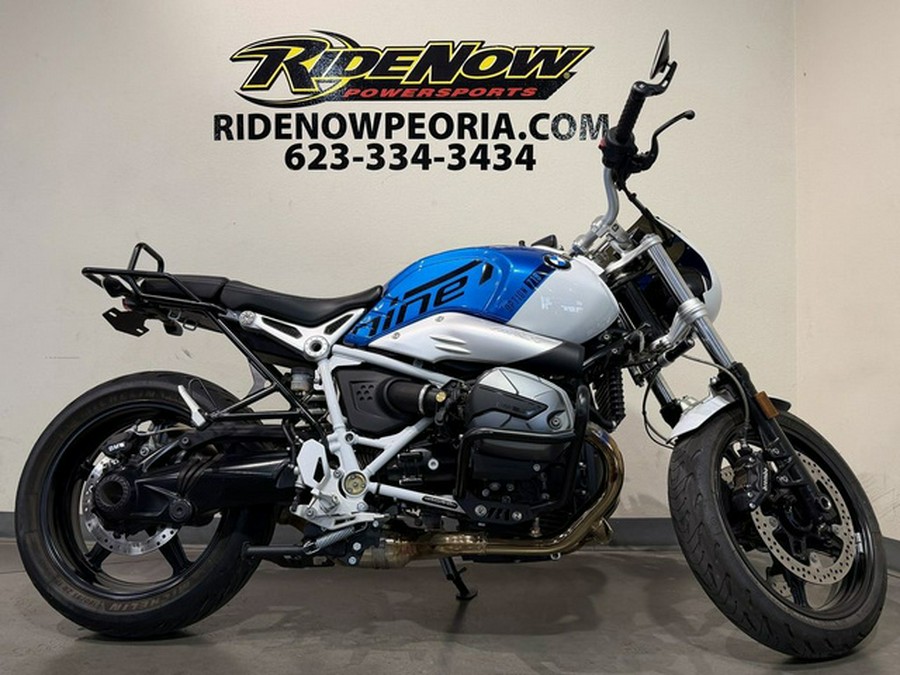 2022 BMW R nineT Pure Teal Blue Metallic Matte Low Susp