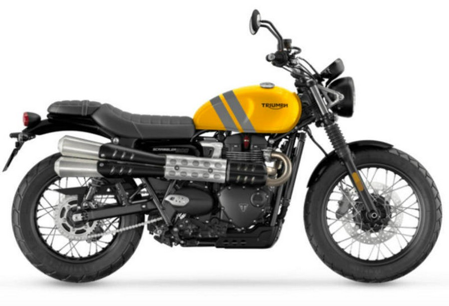 2024 Triumph Scrambler 900 Cosmic Yellow/Graphite