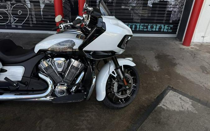 2025 Indian Motorcycle® Challenger® Limited 112 w/PowerBand Audio Ghost White Metallic with Black M